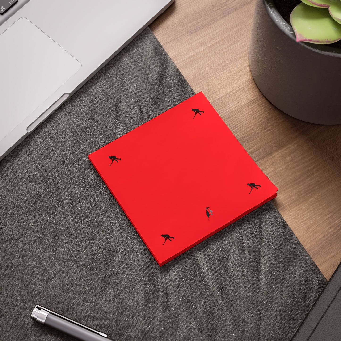 Post-it® Note Pads: Hockey Red