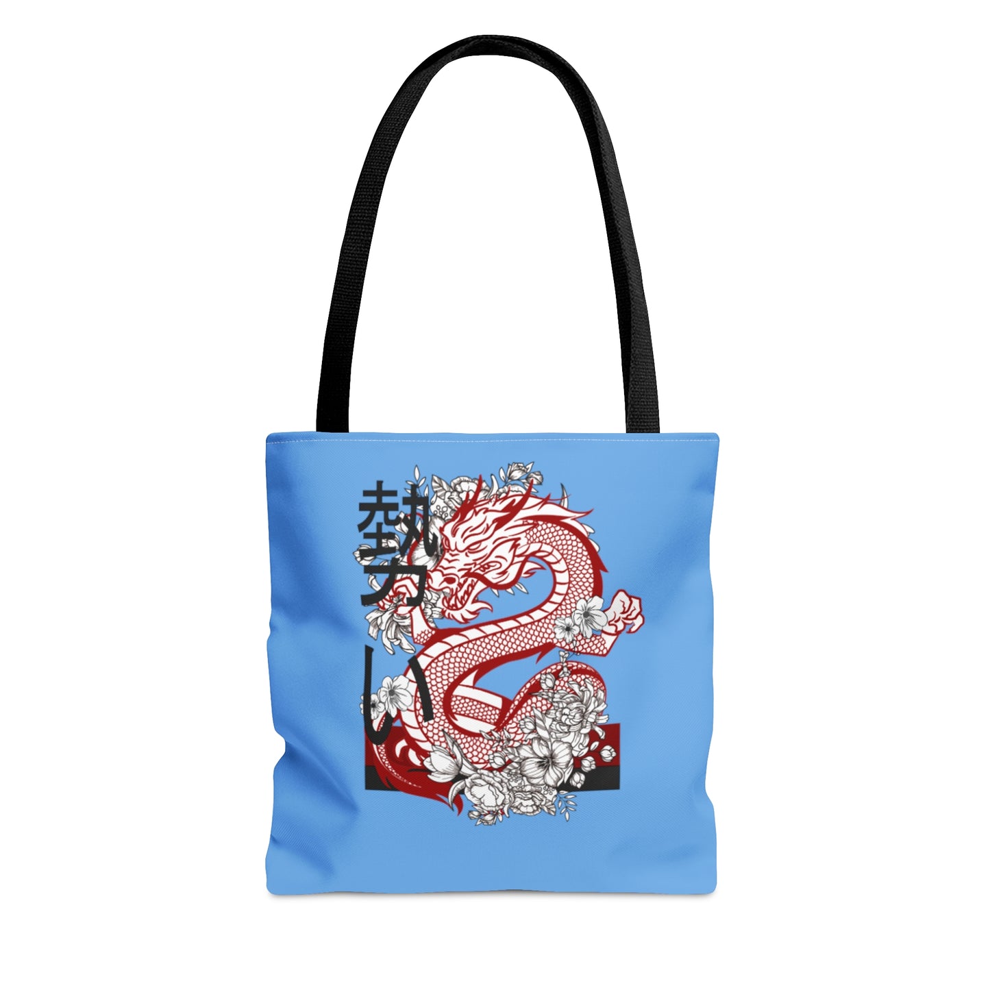 Tote Bag: Dragons Lite Blue