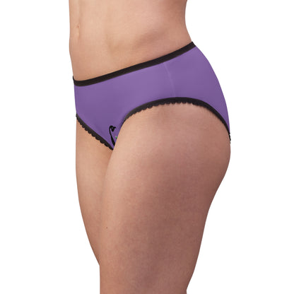 Women's Briefs: Fishing Lite Purple