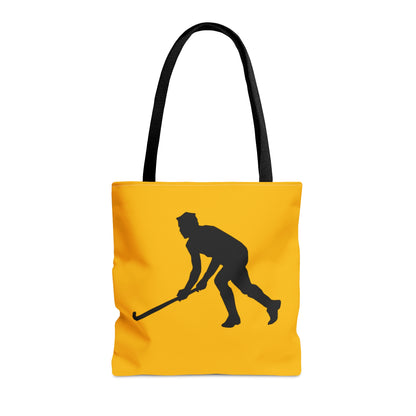 Tote Bag: Hockey Yellow