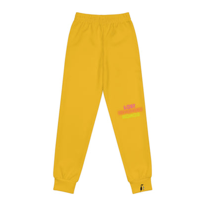 Youth Joggers: Weightlifting Yellow