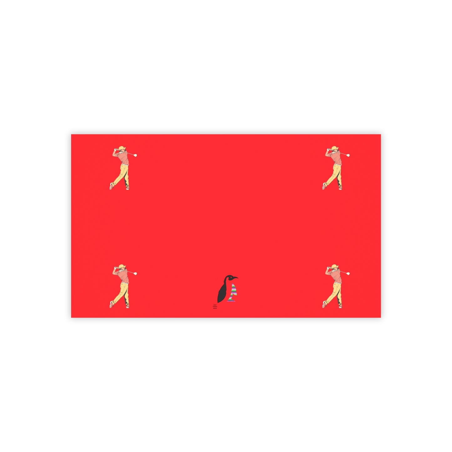 Post-it® Note Pads: Golf Red