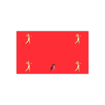 Post-it® Note Pads: Golf Red