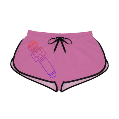 Women's Relaxed Shorts: Music Lite Pink