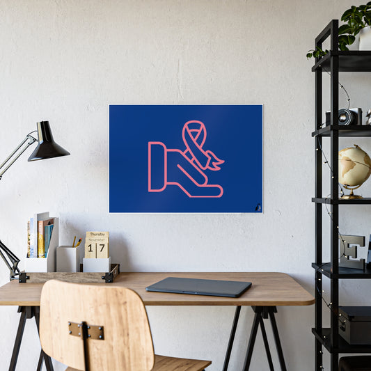 Gloss Posters: Fight Cancer Dark Blue