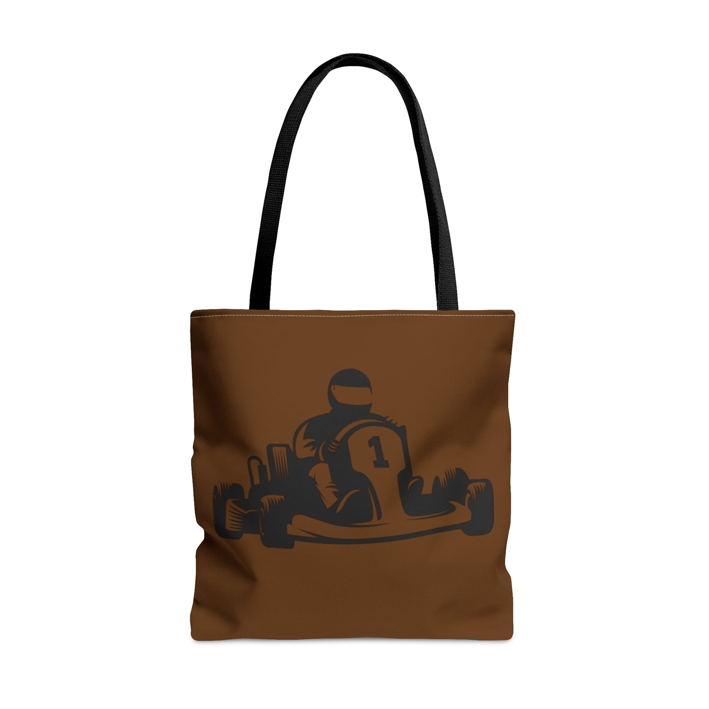 Tote Bag: Racing Brown