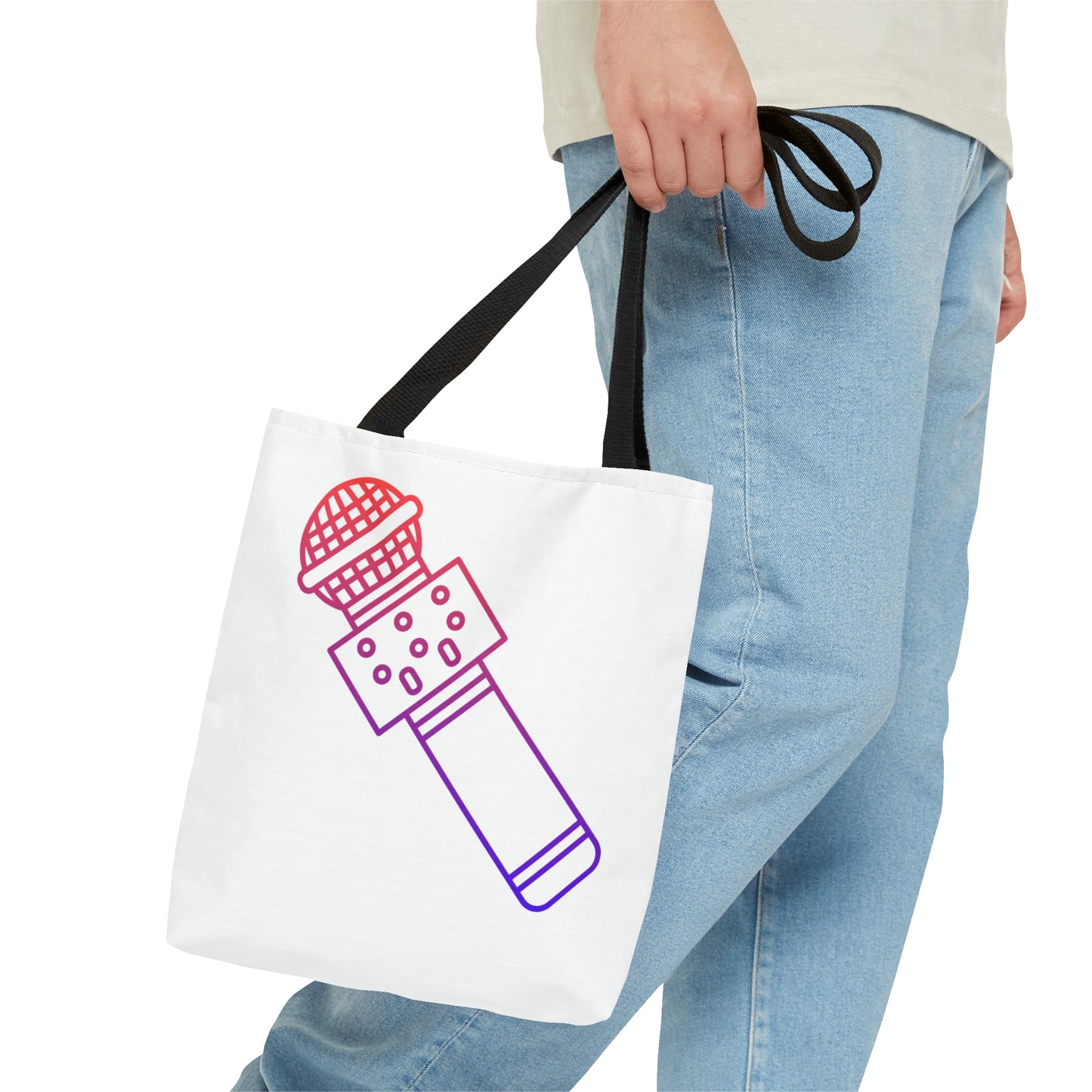 Tote Bag: Music White