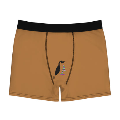 Men's Boxer Briefs: Weightlifting Lite Brown