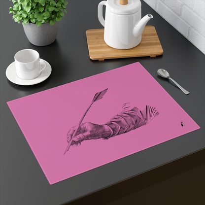 Placemat, 1pc: Writing Lite Pink