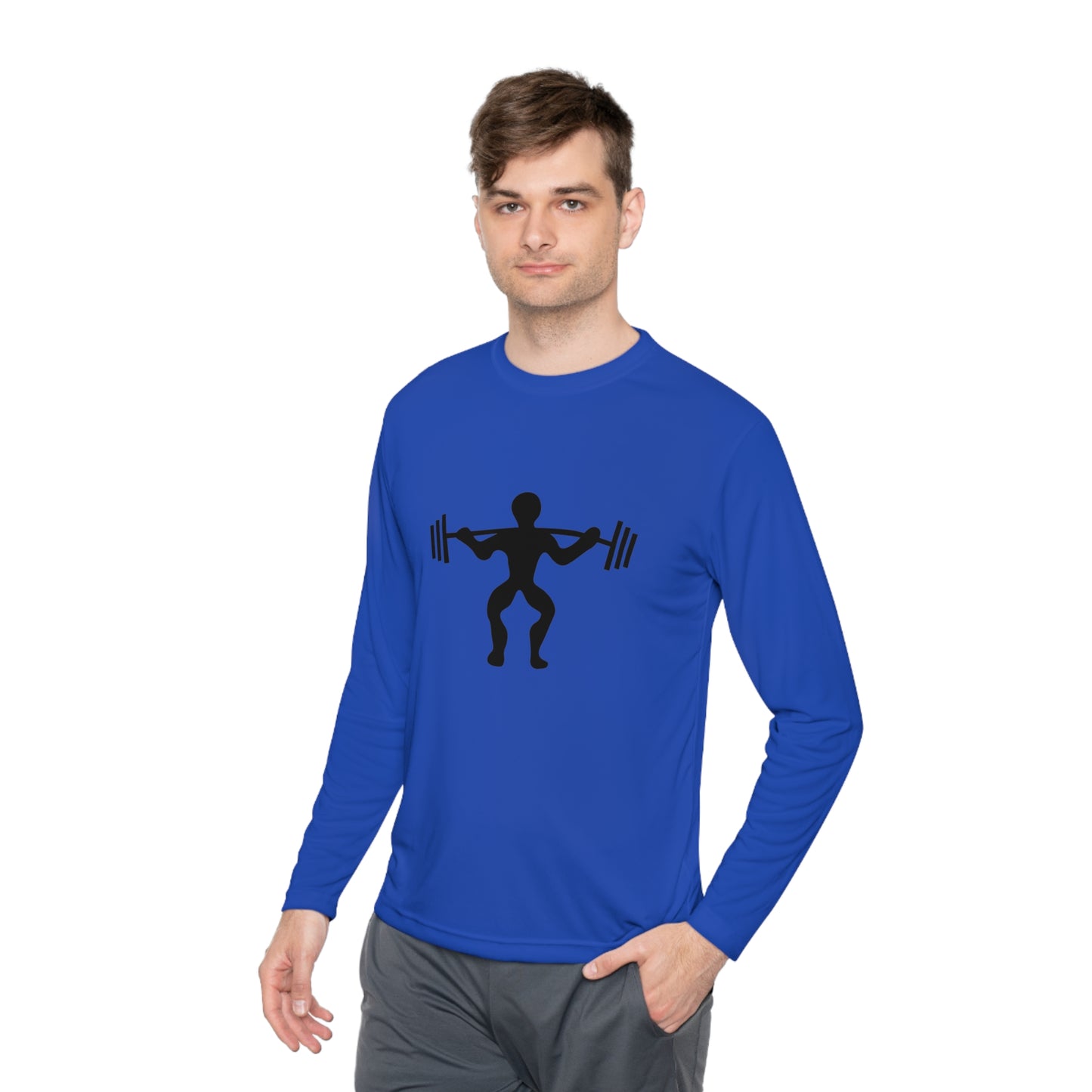 Lightweight Long Sleeve Tee: Weightlifting #2