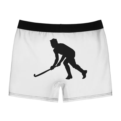 Men's Boxer Briefs: Hockey White