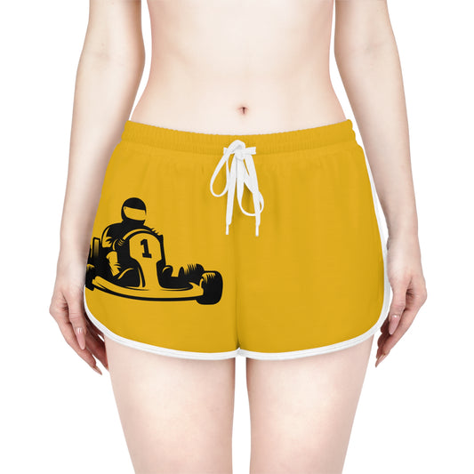 Women's Relaxed Shorts: Racing Yellow