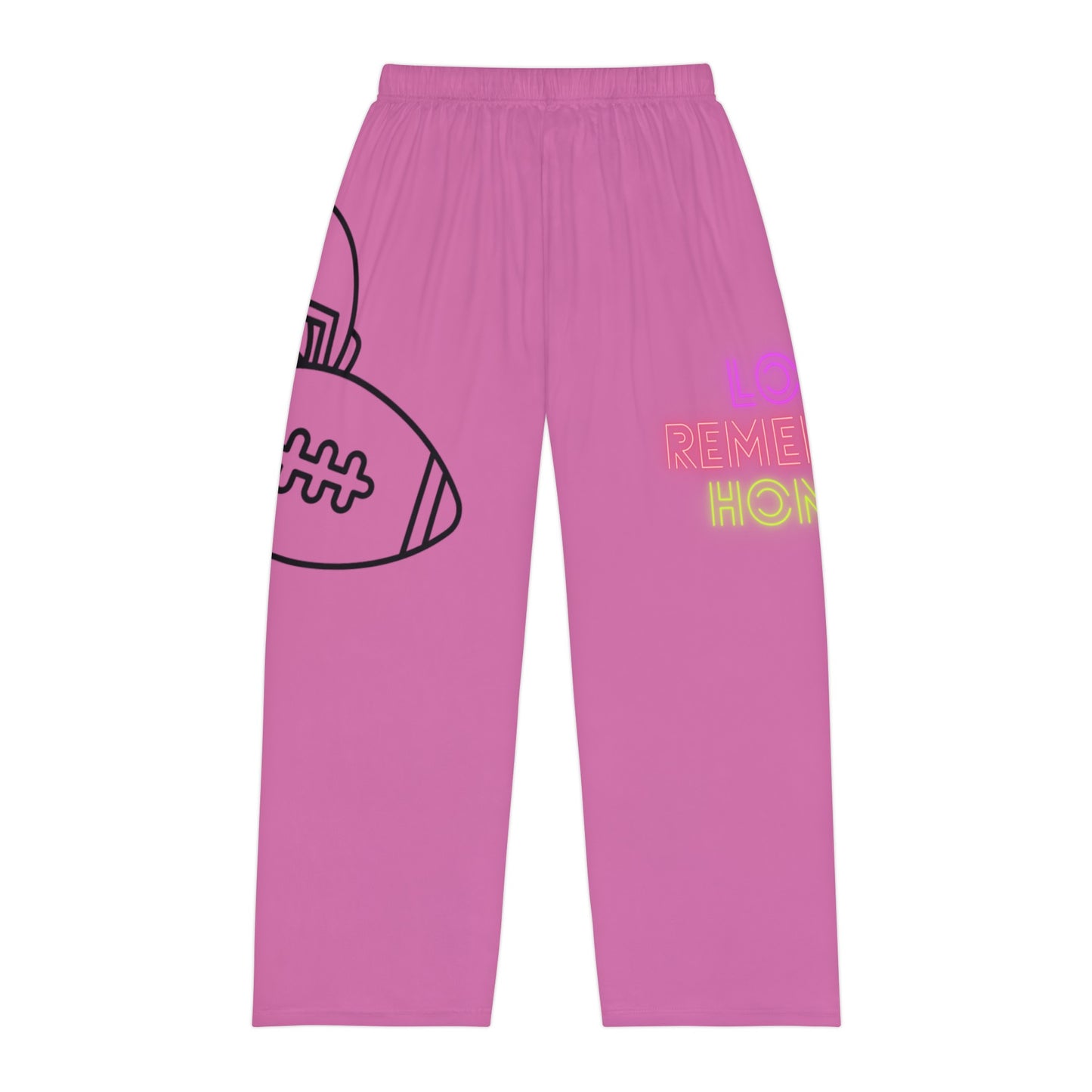 Panlalaking Pajama na Pantalon: Football Lite Pink 