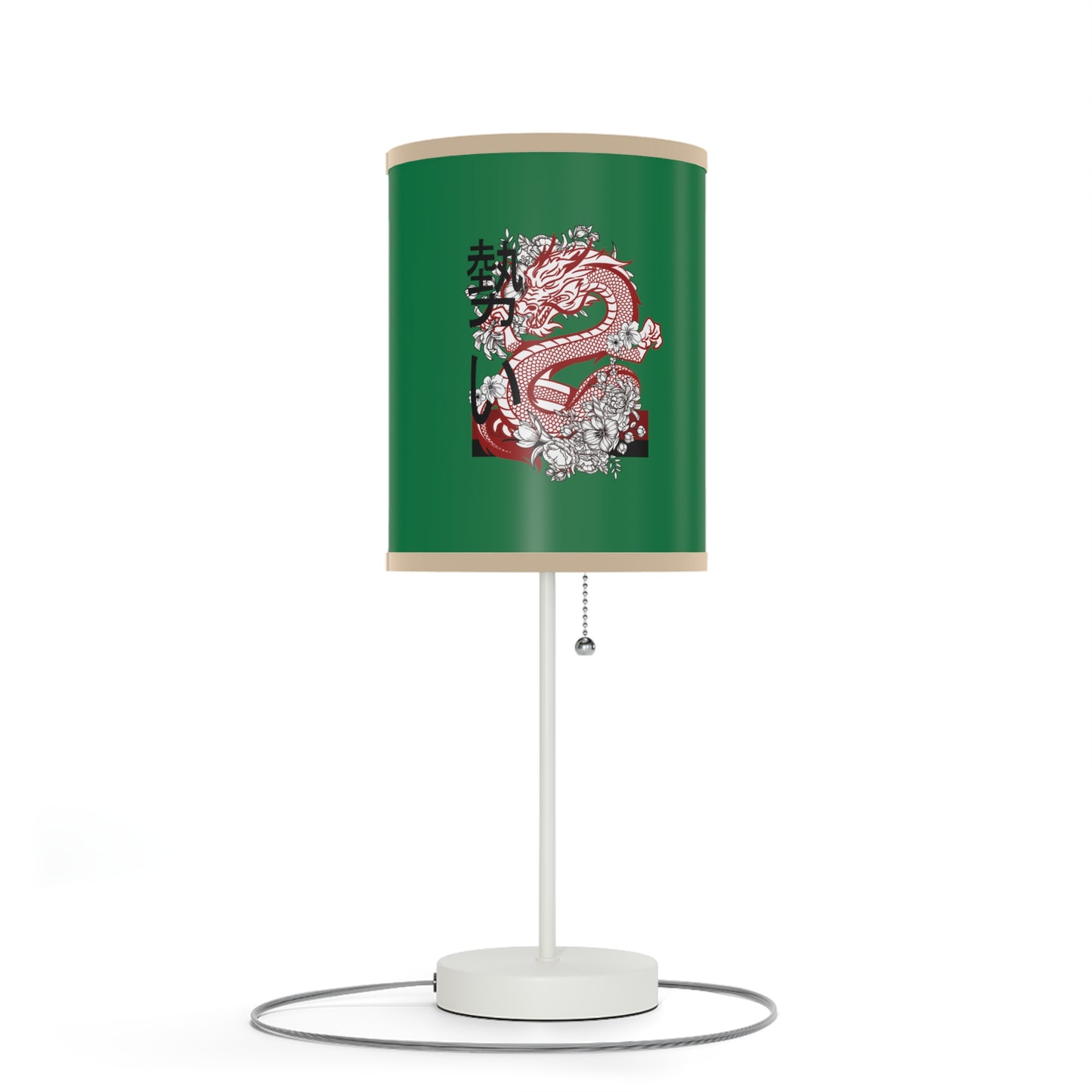 Lamp on a Stand, US|CA plug: Dragons Dark Green