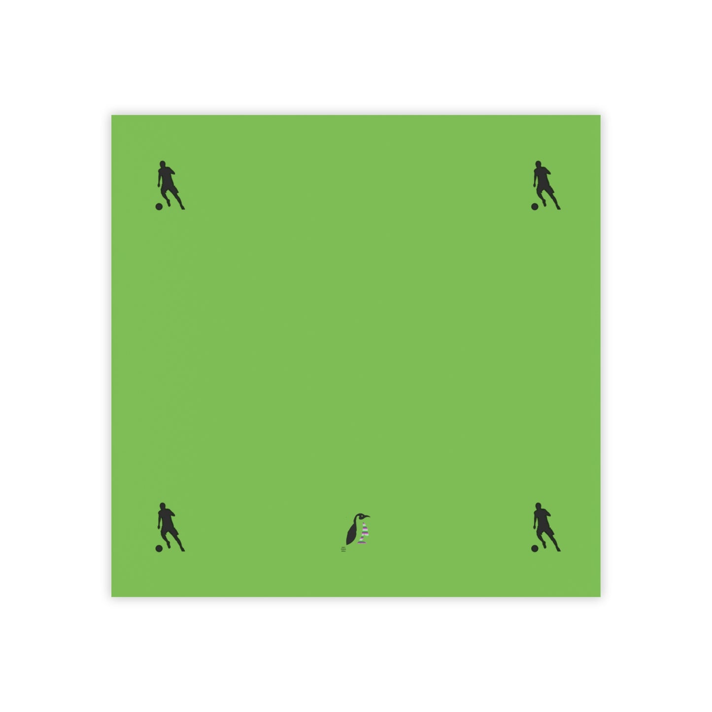 Post-it® Note Pads: Soccer Green