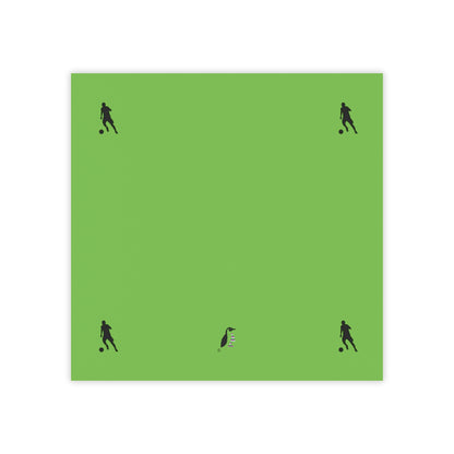 Post-it® Note Pads: Soccer Green