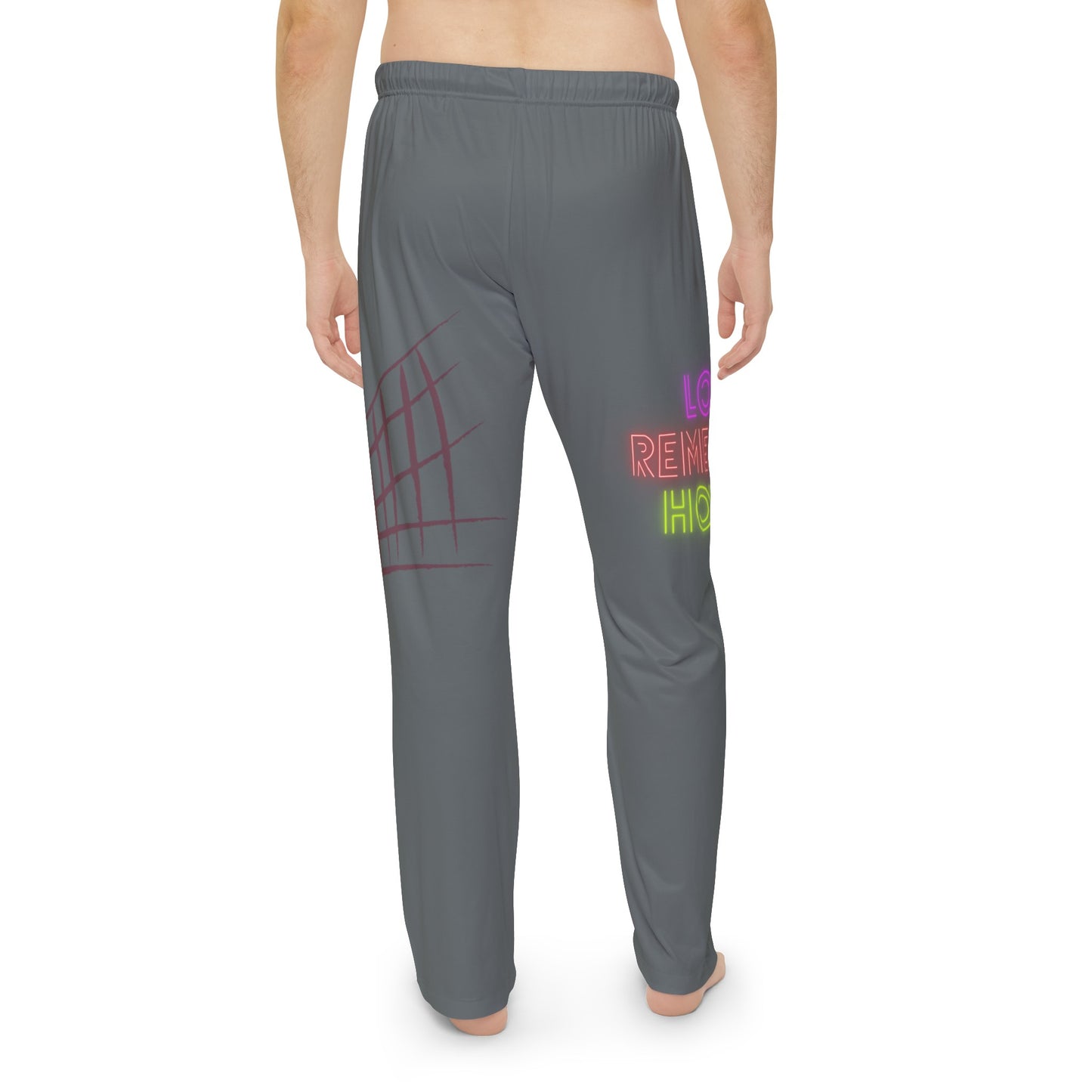 Men's Pajama Pants: Volleyball Dark Grey