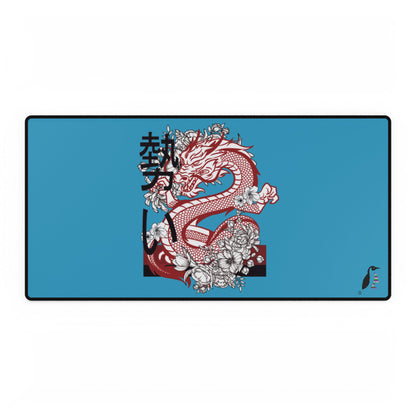 Desk Mats: Dragons Turquoise