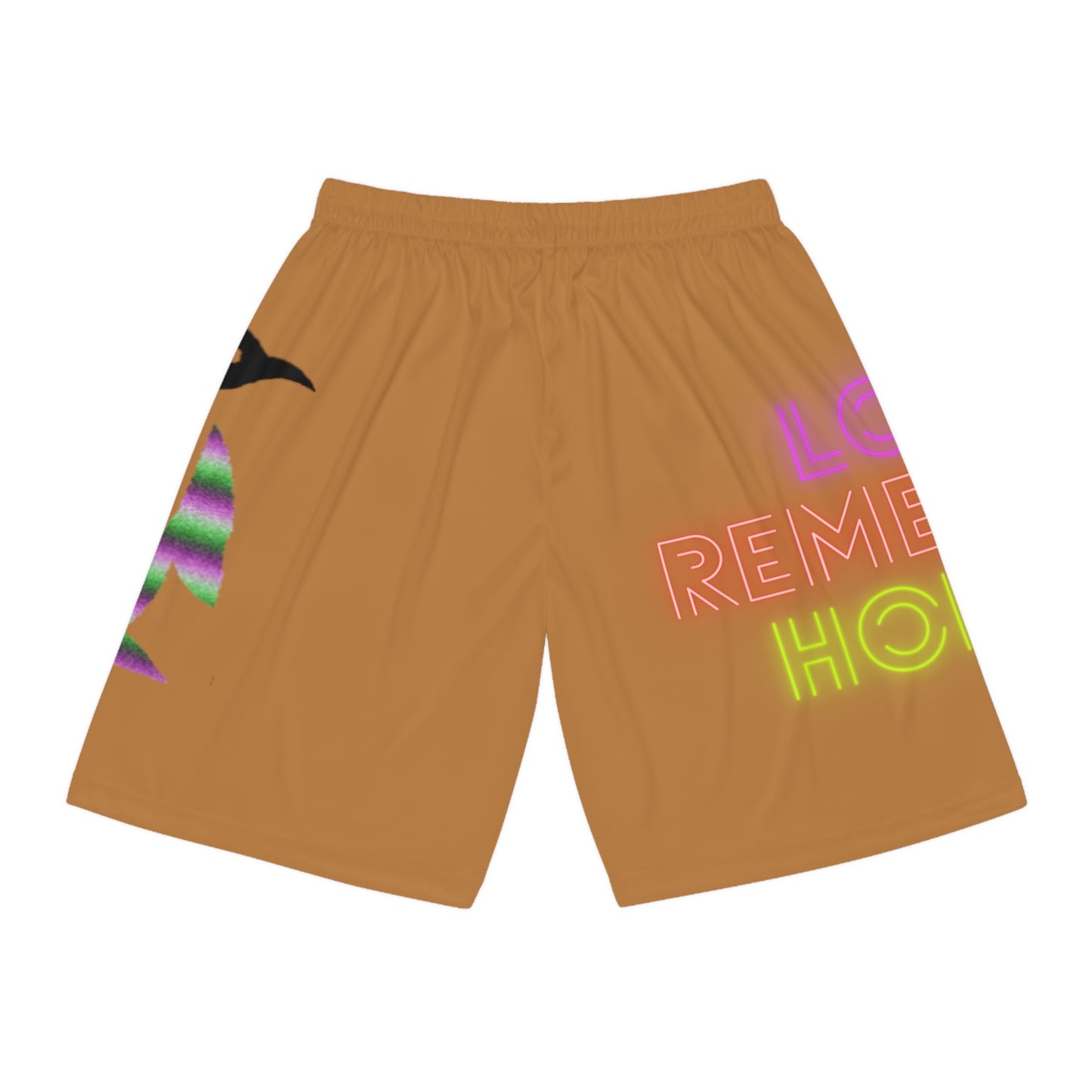 Basketball Shorts: Lost Remember Honor Lite Brown