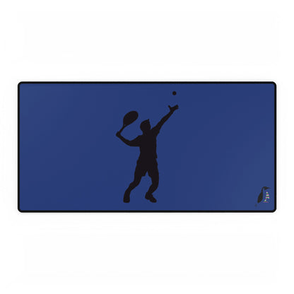 Desk Mats: Tennis Dark Blue