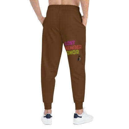 Athletic Joggers: Volleyball Brown