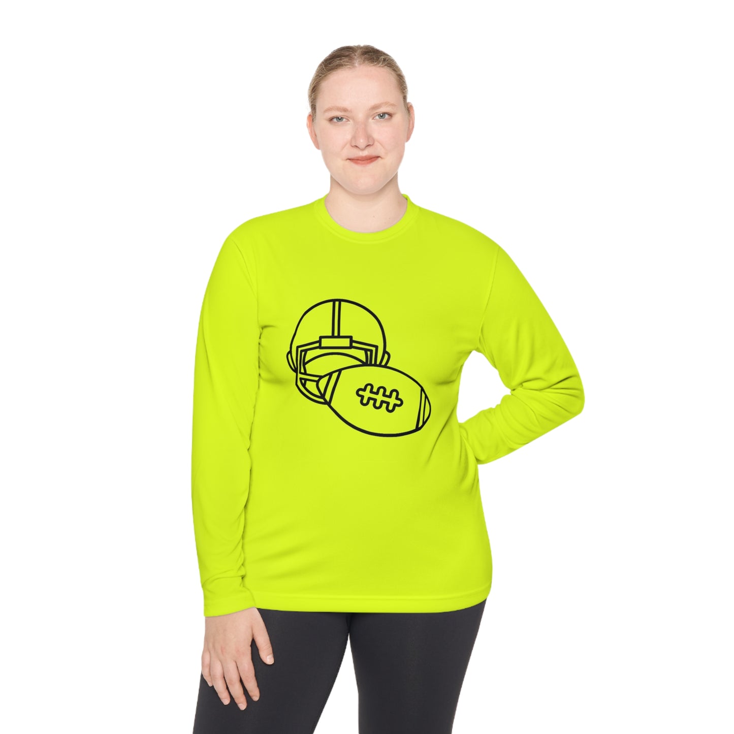 Lightweight Long Sleeve Tee: Football #1