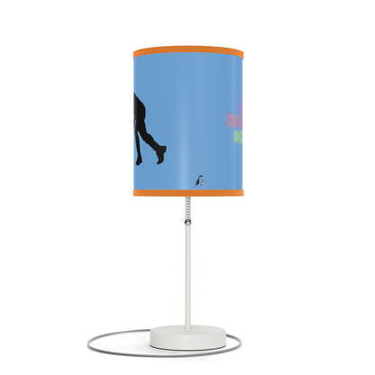 Lamp on a Stand, US|CA plug: Hockey Lite Blue