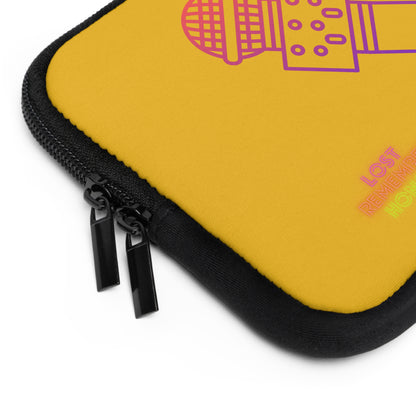 Laptop Sleeve: Music Yellow