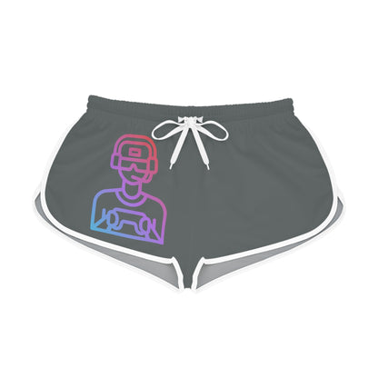 Women's Relaxed Shorts: Gaming Dark Grey