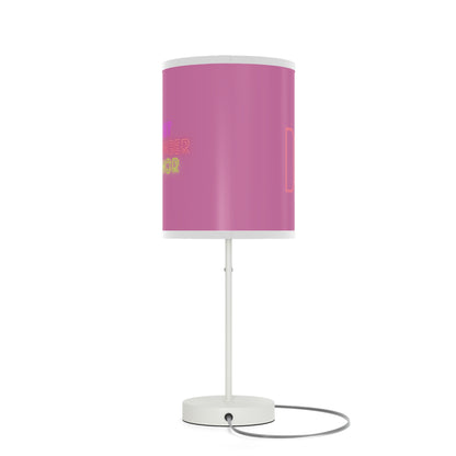 Lamp on a Stand, US|CA plug: Fight Cancer Lite Pink