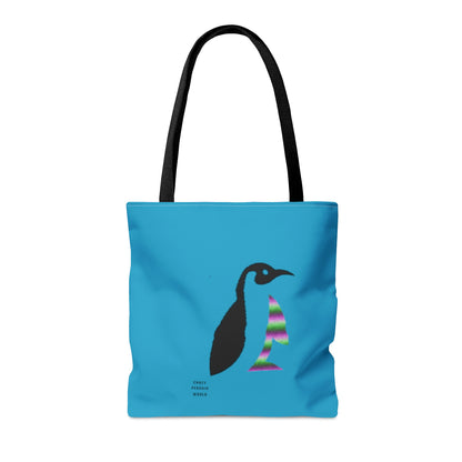 Tote Bag: Lost Remember Honor Turquoise