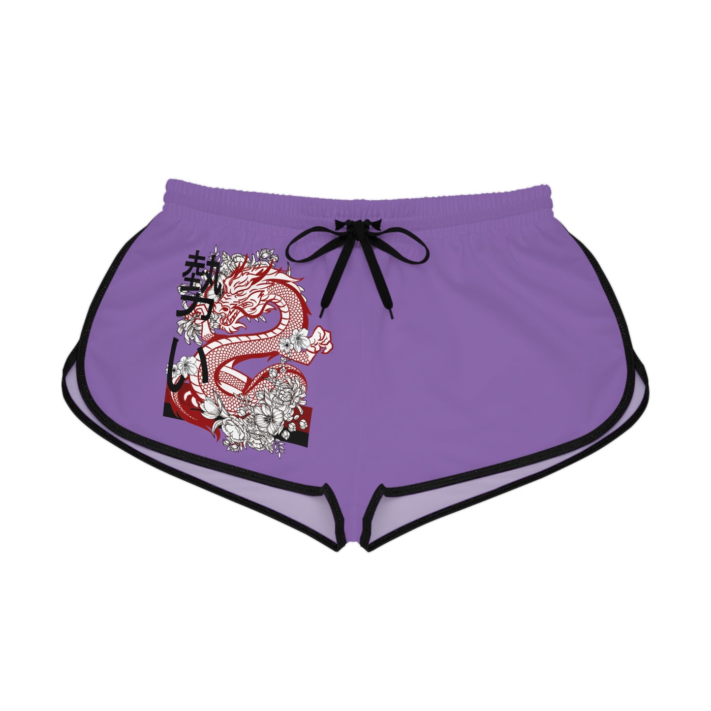 Women's Relaxed Shorts: Dragons Lite Purple