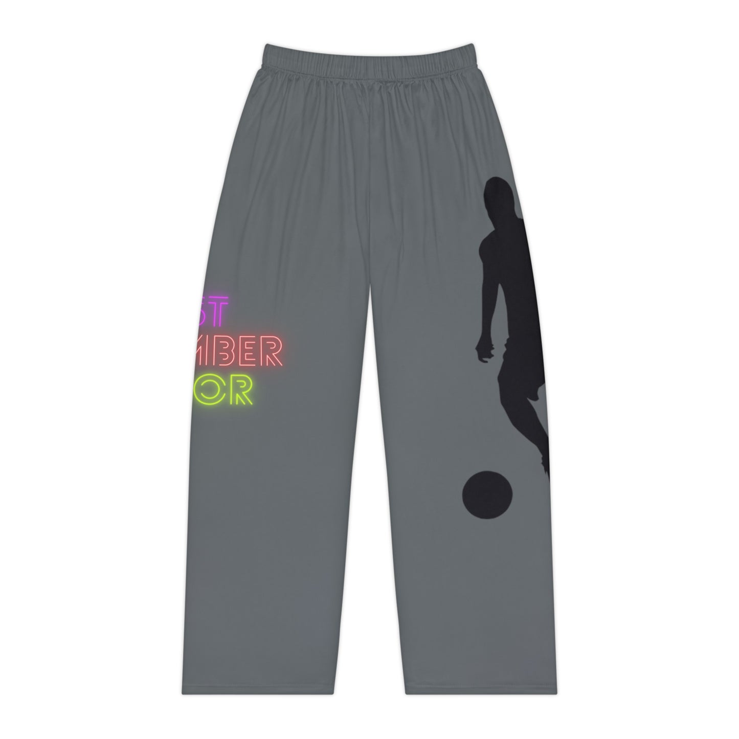 Pambabaeng Pajama Pantalon: Soccer Dark Grey