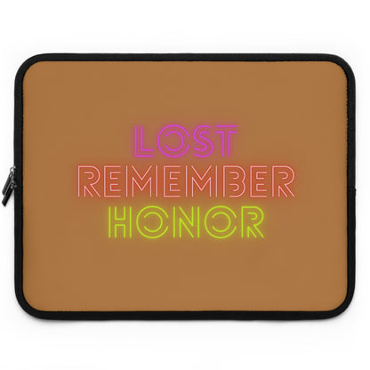 Laptop Sleeve: Lost Remember Honor Lite Brown