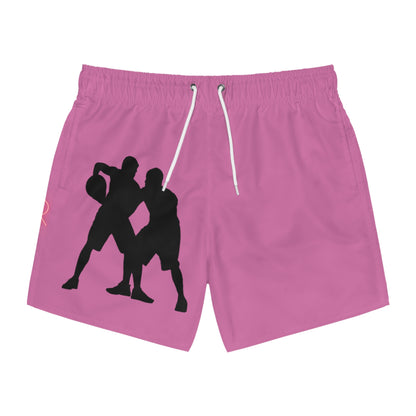 Swim Trunks: Basketball Lite Pink