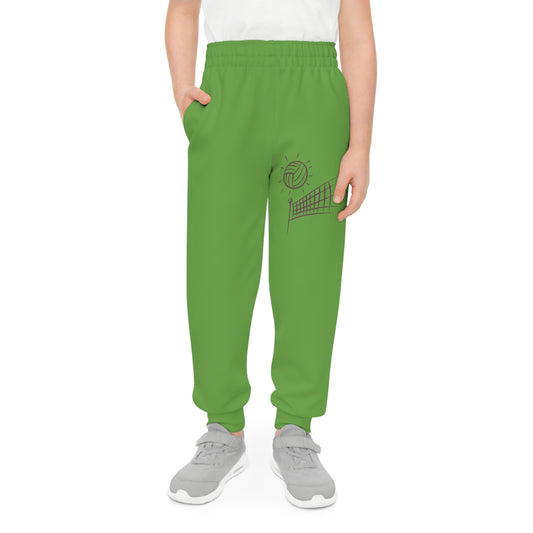 Youth Joggers: Volleyball Green