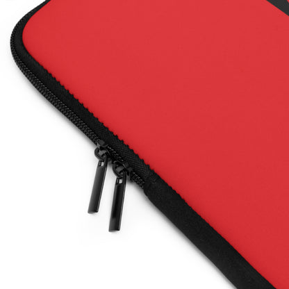 Laptop Sleeve: Soccer Red