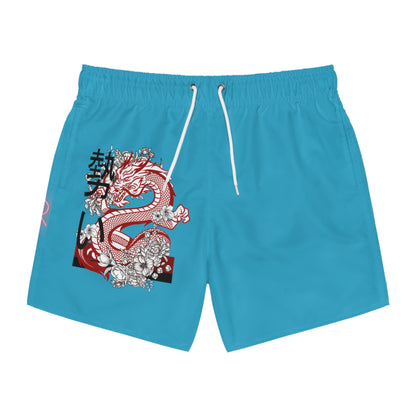 Swim Trunks: Dragons Turquoise