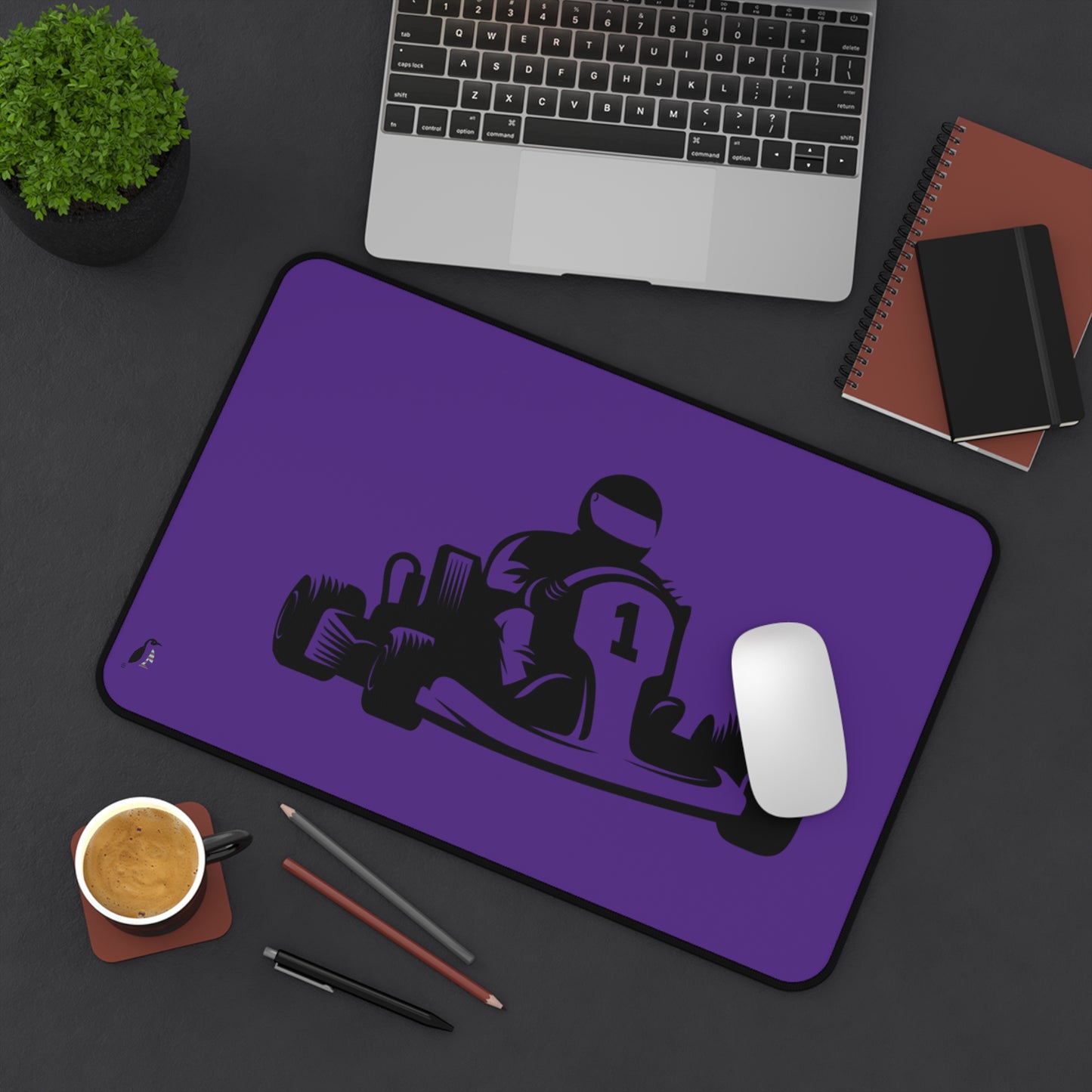 Desk Mat: Racing Purple