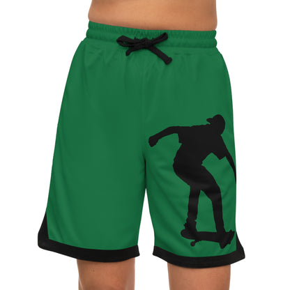 Basketball Rib Shorts: Skateboarding Dark Green