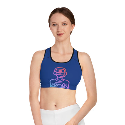 Sports Bra: Gaming Dark Blue