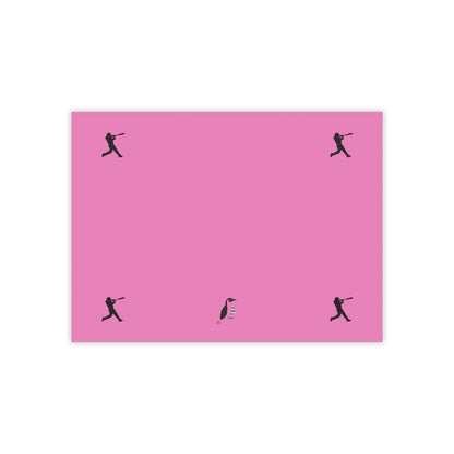 Post-it® Note Pads: Baseball Lite Pink