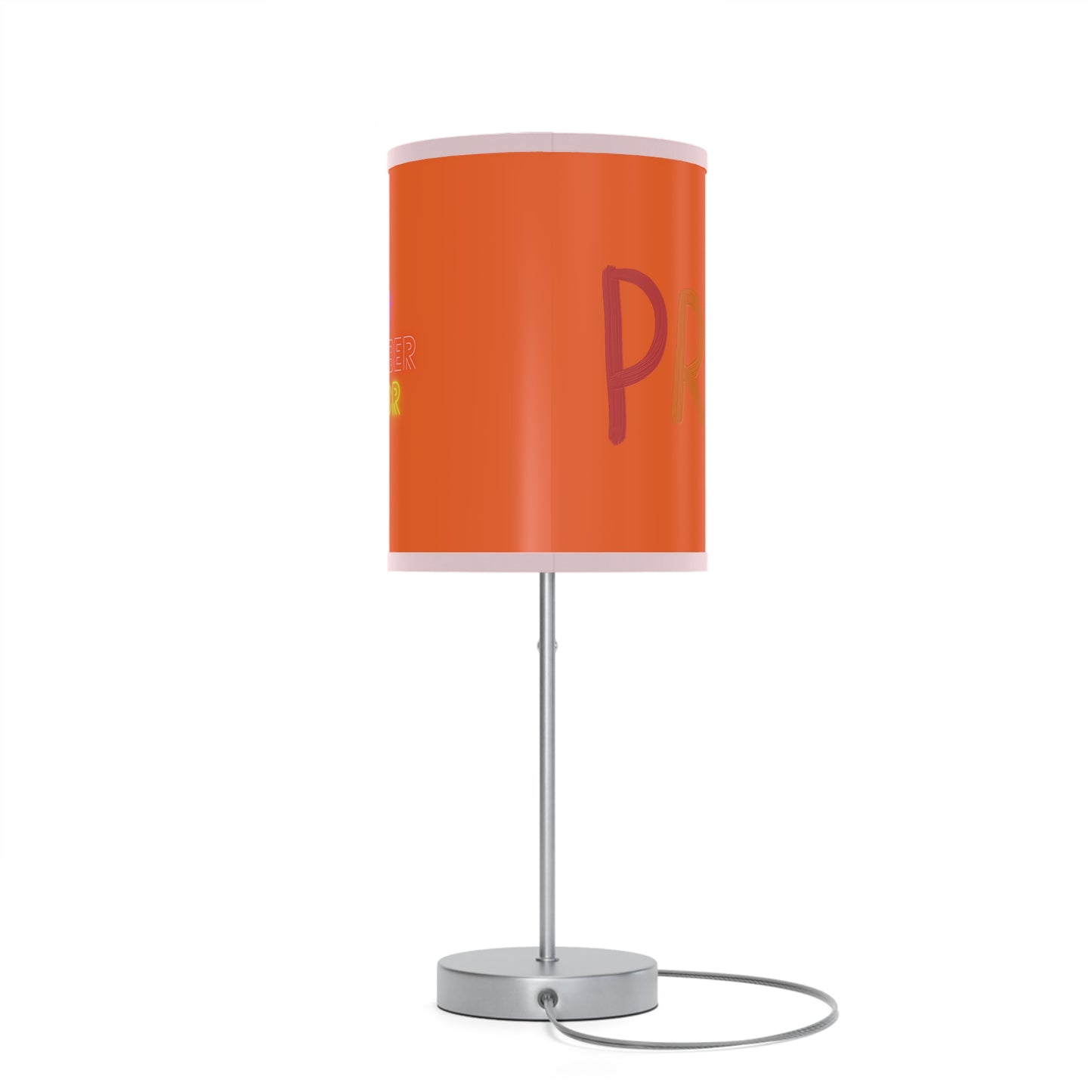 Lamp on a Stand, US|CA plug: LGBTQ Pride Orange