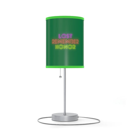 Lamp on a Stand, US|CA plug: Basketball Dark Green