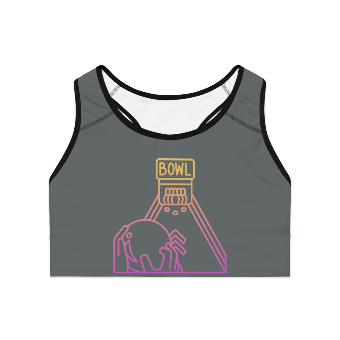 Sports Bra: Bowling Dark Grey