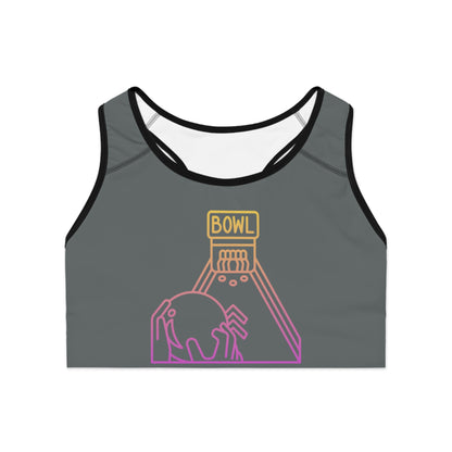 Sports Bra: Bowling Dark Grey