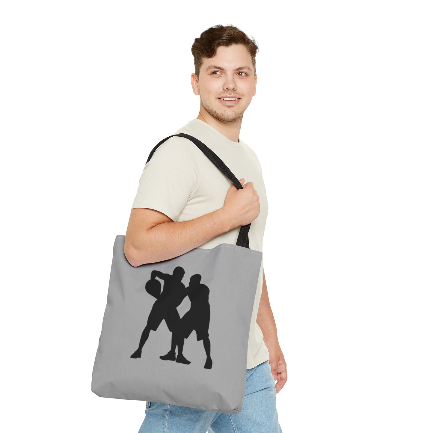 Tote Bag: Basketball Lite Grey