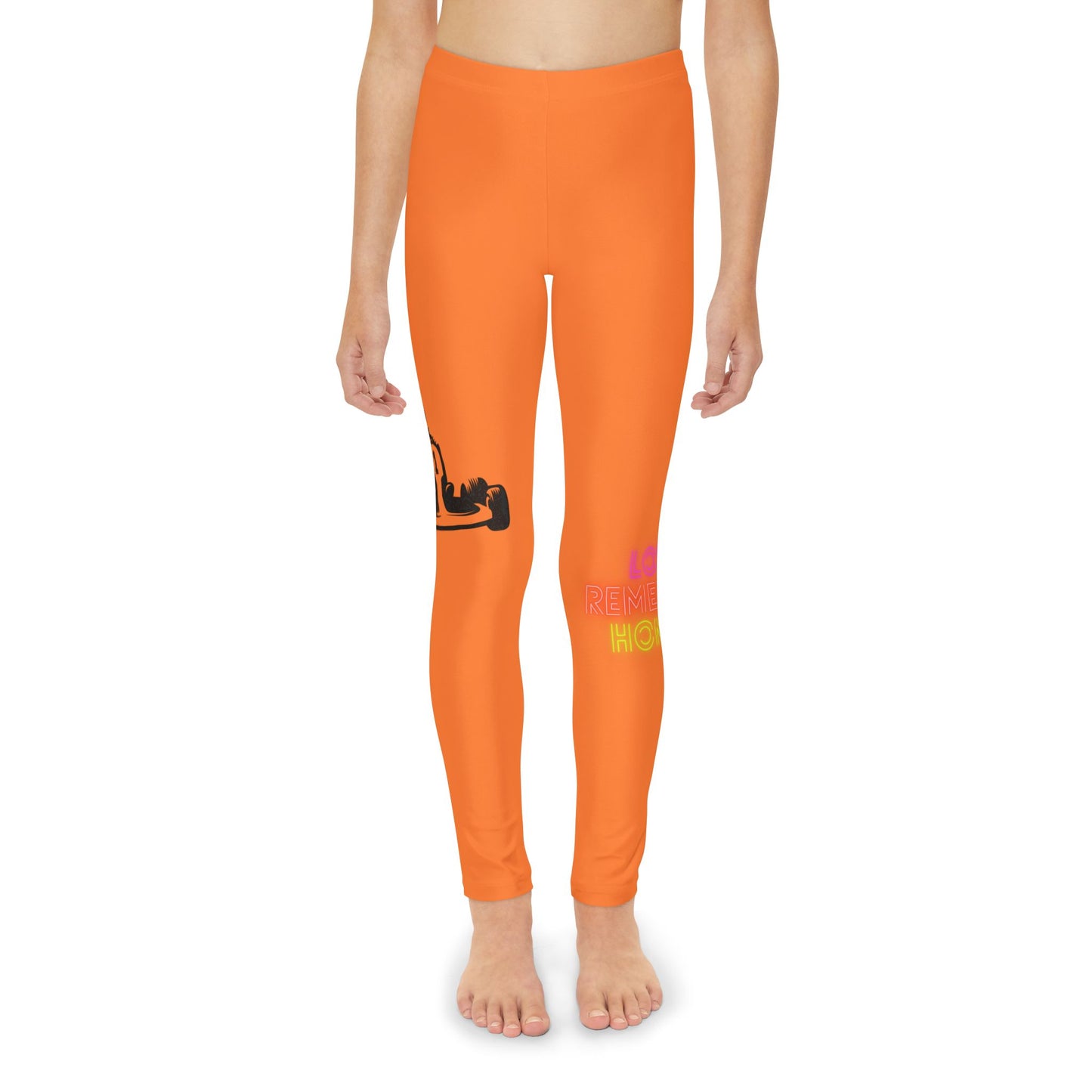 Youth Full-Length Leggings: Racing Crusta