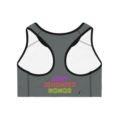 Sports Bra: Hockey Dark Grey