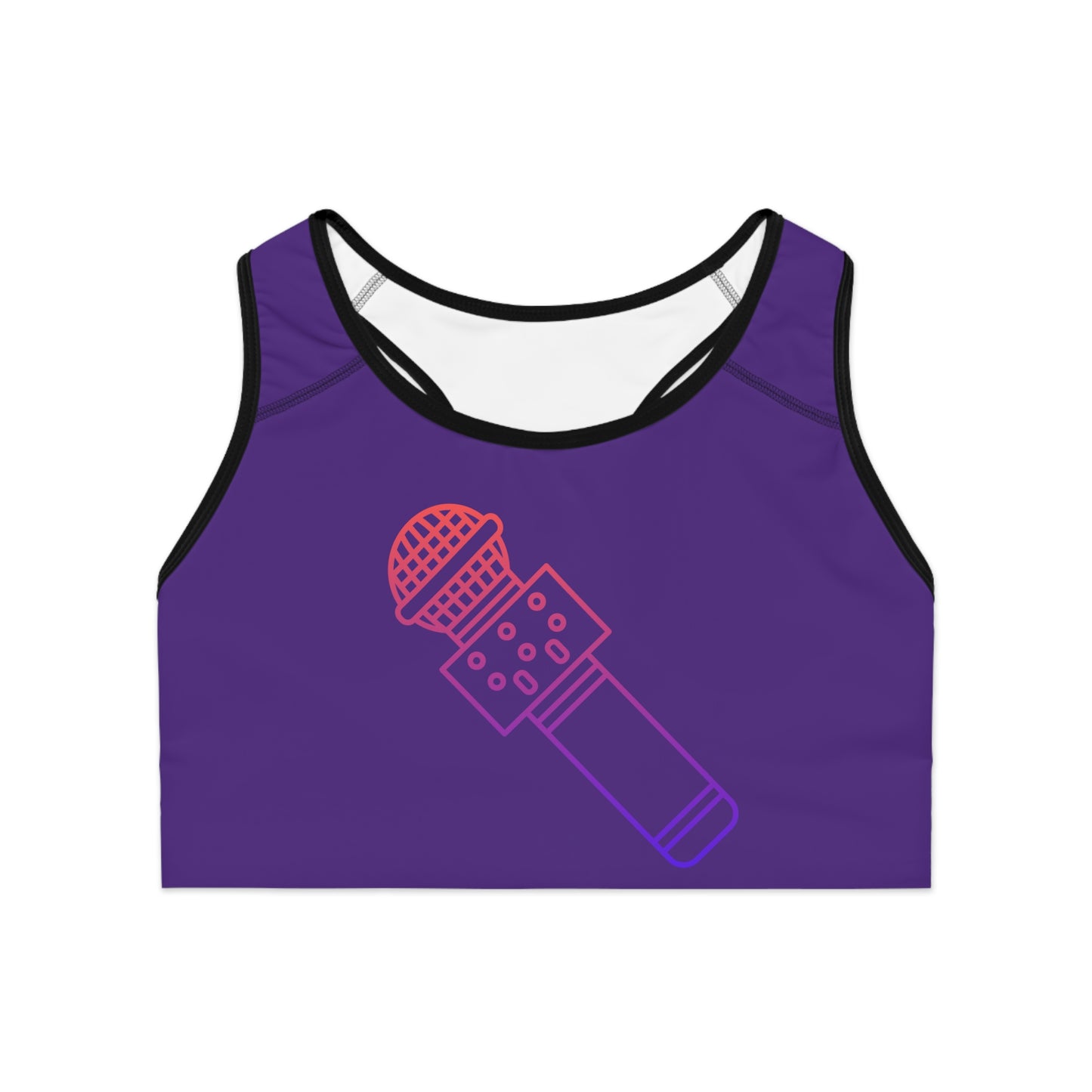 Sports Bra: Music Purple